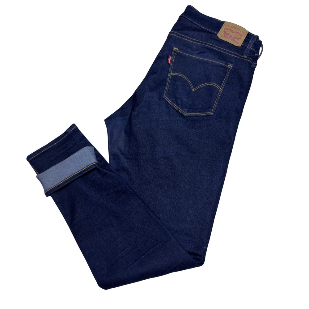 Levis 311 Shaping Skinny Jeans Women 32x30 Dark Indigo WaterLess Stretch Denim
